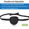 2 Pcs Eye Patches for Adults and Kids,3D Adjustable Eyepatch