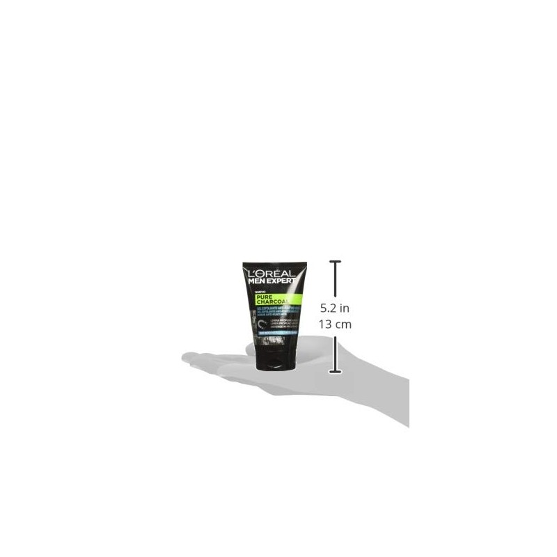 Men Expert Gel Exfoliante Anti-Puntos Negros Pure Charcoal con Carbón