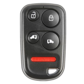 KeylessOption Key Fob Replacement for 2001 2002 2003 2004 Honda Odyssey Remote, 5-Button OUCG8D-440H-A, Programming Guide Included