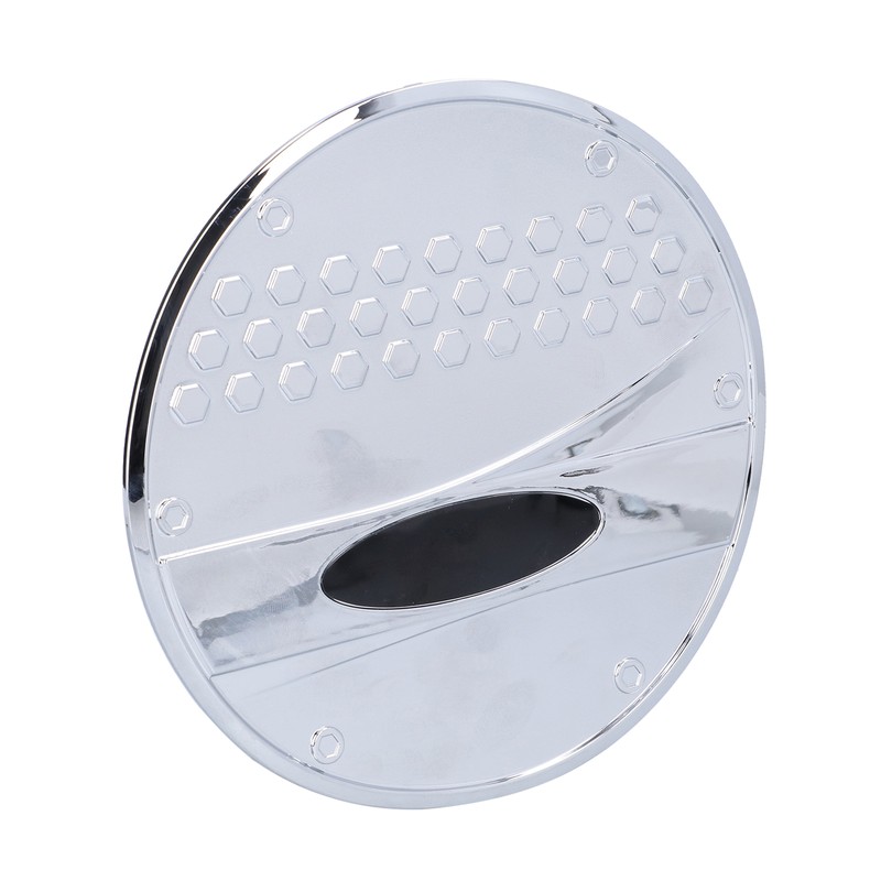Fuel Tank Cover Trim Gas Cap Lid Chrome Decoration Replacement