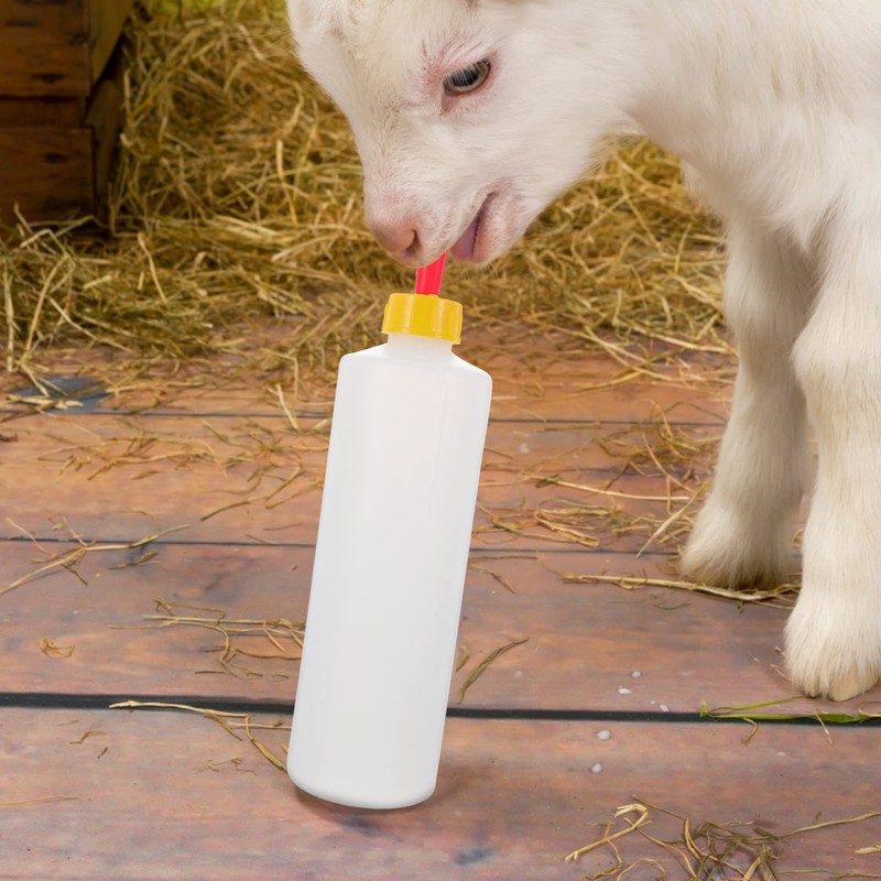 hemoton 5 Sets 400ml Lamb Feeding Bottle Sheep Goat Milk