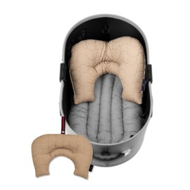 Stroller Cushion for Pets, Bolster, BerryMore Edition, Harryspet, Pet Pillows, Pet Strollers (Beige Walnut, Regular(12-15"))