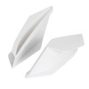 Motorcycle Aerodynamic Winglets Spoiler Wing Universal Modification AccessoryWhite