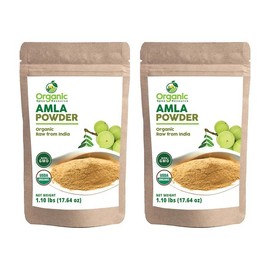 Organic Spice Resource 유기농 천연 암라 파우더 500g 2팩 Organic Natural Amla Powder 500g 2 Pack