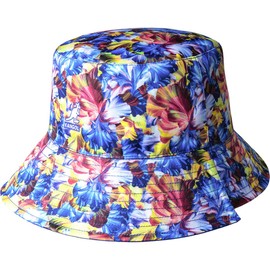 Kangol Floral Rev Bucket - Starry Blue Floral/S
