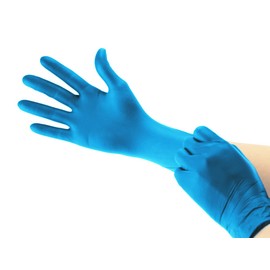 Cranberry USA CR3277 RevoSoft Nitrile Powder Free Exam Gloves, Disposable, 2.8 mil, Blue, Medium (Pack of 300)