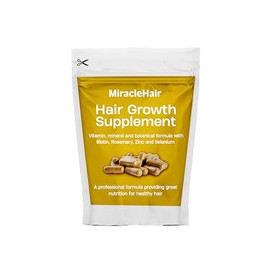 x60 Biotin Hair Growth Supplement Elite+10 - Biotin + Zinc & Selenium + Rosemary + L-Taurine + Peppermint + MSM + Ginger + Copper - for Healthy Hair, Nails & Skin - 60 Large Capsules - UK Based Brand