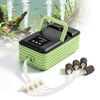 Poafamx Rechargeable Aquarium Pond Air Pump, Quiet 15W Oxygen Aerator