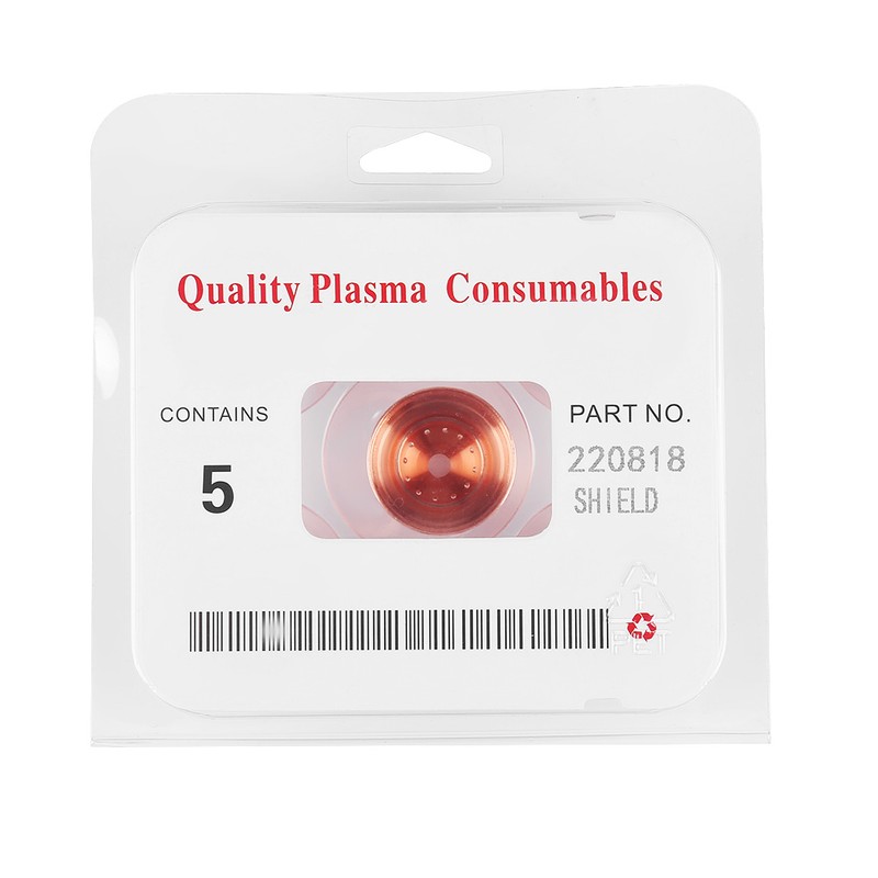 5pcs Plasma Shield Cup Cap for MAX65/85/105 Cutting Torch Consumables
