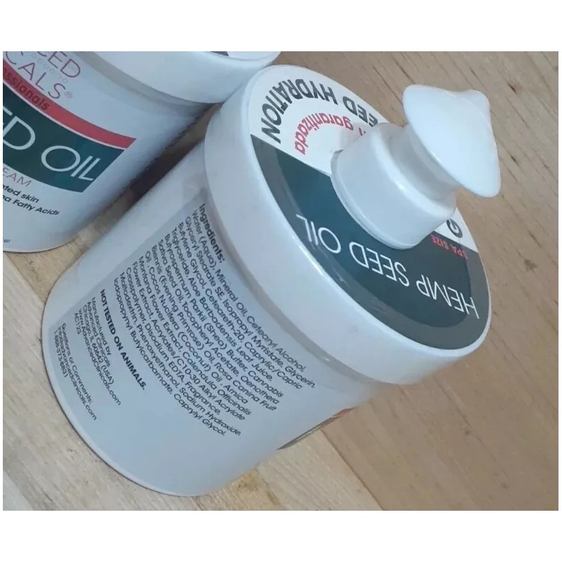 Advanced Clinicals 1 PAK: Advanced Clinicals HEMP SEED CREAM Rosehip