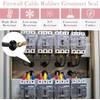 TA-VIGOR 8Pcs Round Rubber Grommets, 32mm Double-Sided Rubber Hole Plug