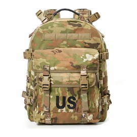MT Military Army MOLLE 2 Tactical Assault Backpack, Rifleman 3 Day Pack, Medium Rucksack (OCP)
