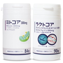 ミトコアとラクトコアセット ミトコンドリア 子宮内フローラ ラクトフェリン ラクトバチルス 妊活サプリ 女性