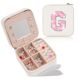 Uygafly Graduation Gifts for Women Teen Her,Fashion Jewelry Case Cute Trendy Stuff Graduation Essentials Accessories | Cream,G