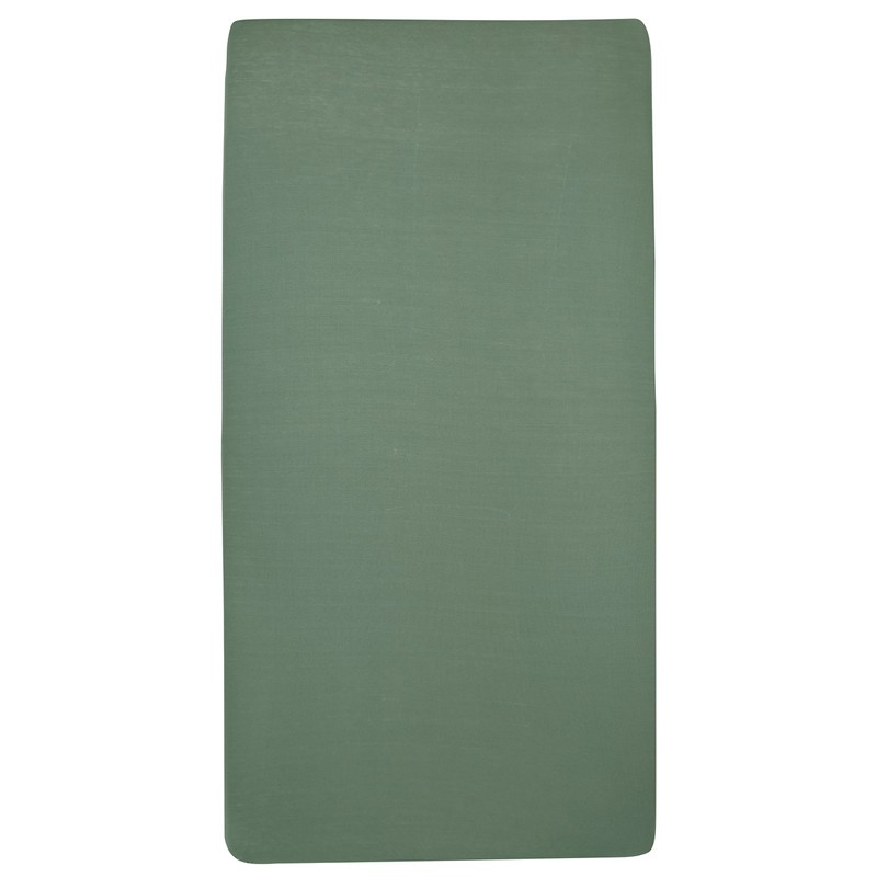 Meyco Baby Plain Fitted Sheet for Cot Bed (Flat Sheet