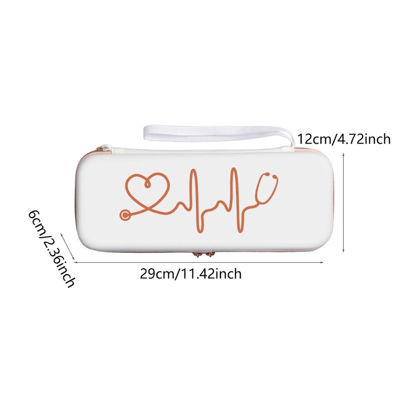 perfeclan Stethoscope Carrying Case Storage Box Portable, Wear Resistant, with