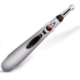 Low frequency massage pen massager massager mini stimulator acupressure device 02.Miracle Massager-Black