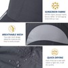 GADIEMKENSD Quick Drying Breathable Running Outdoor Hat Only, Dark grey,