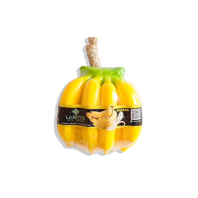 LABOTE Handmade Thai Organic Natural Soap Banana with Typical Scent,