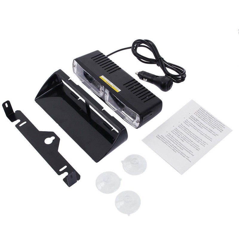 XTAUTO LED Emergency Warning Light 16 LED High Intensity Windshield