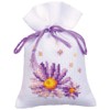 Vervaco Bags Purple Asters aida Set of 3, Cotton Blend