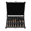 COMOWARE Reduced Shank Drill Bit Set, 8 Sizes from 9/16"