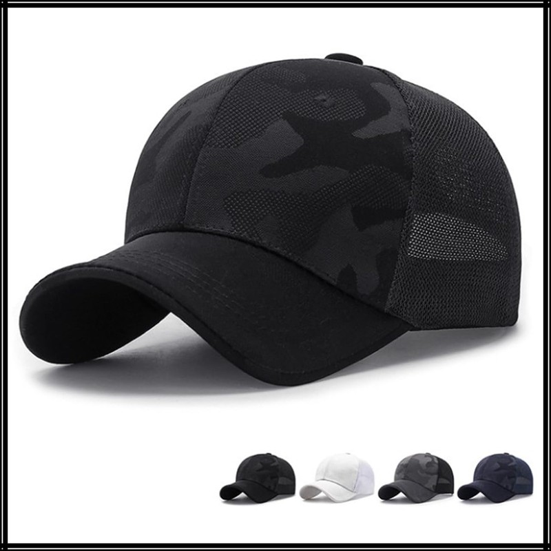 White Fang CA800 Camouflage Pattern, Mesh Cap, Hat, Outdoor, Fishing,