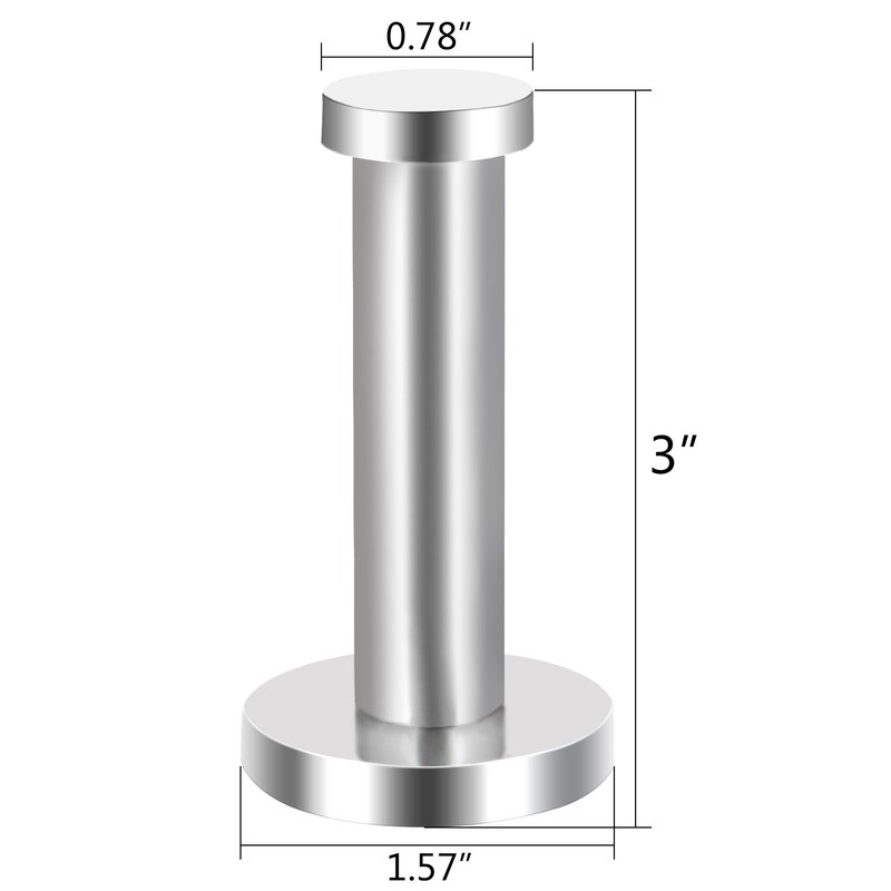 EBOOT 6 Pieces Stainless Steel Wall Mount Robe Coat Hook
