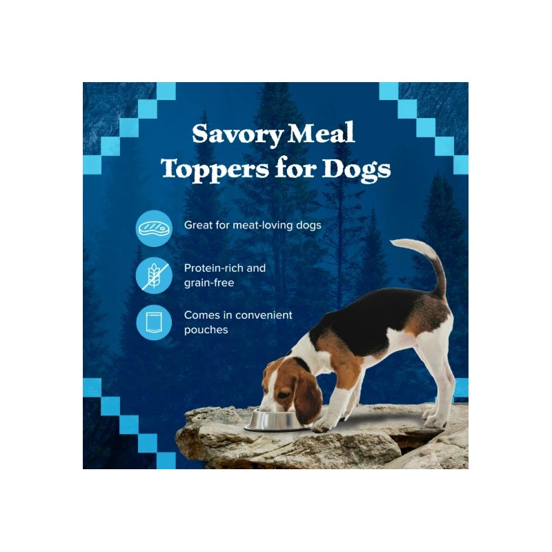 Blue Buffalo Wilderness Wild Cuts Wet Dog Food Toppers,Chicke