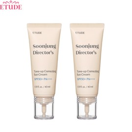 ETUDE Soonjung Director's Tone-up Correcting Sun Cream SPF50+ PA++++ 40ml*2ea