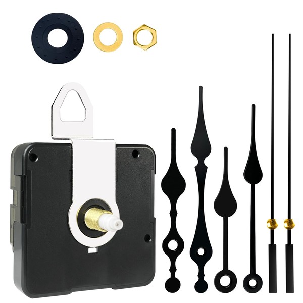 Clock Mechanism Replacement,Quartz Battery Operated Movement Silent DIY Wall Clock