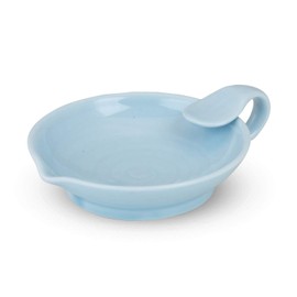 Ctoc Japan 961383 Ladle, Light Blue, 5.1 x 3.9 x 1.4 inches (13 x 10 x 3.5 cm), Ladle, Place & Tasting Plate, Light Blue
