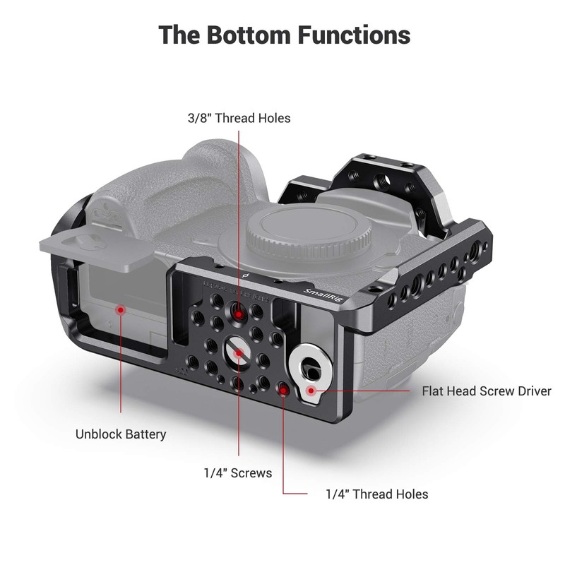 SMALLRIG for Panasonic Camera Cage for Lumix GH5 / GH5S