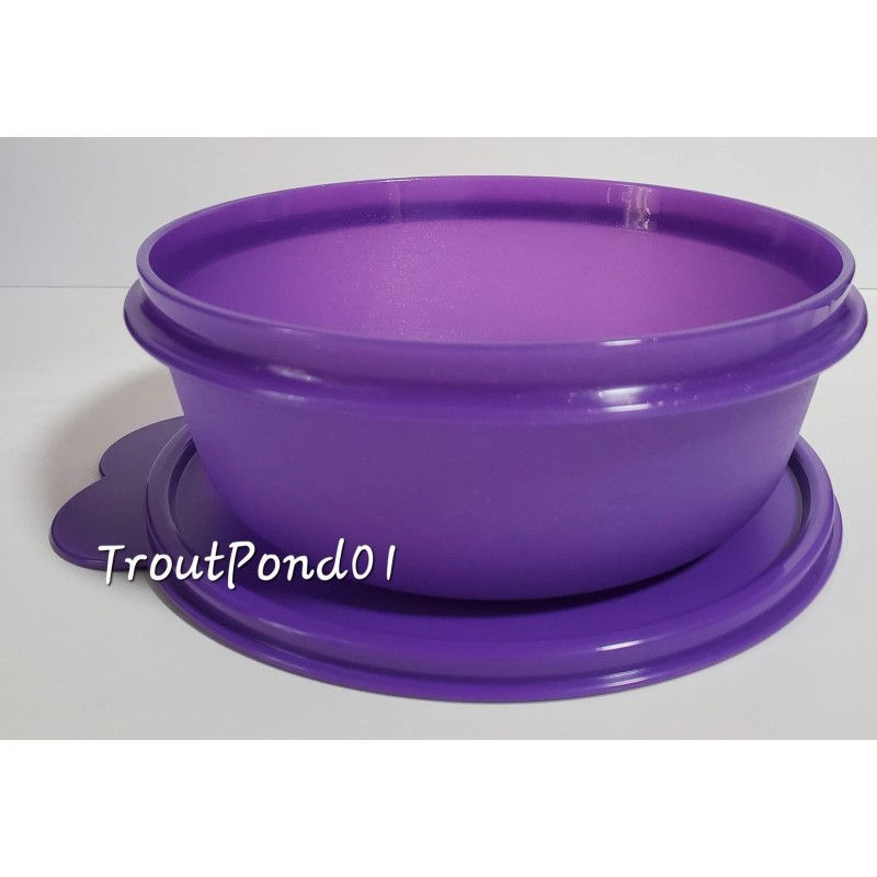 Tupperware Cereal Bowls Modular Nesting Bowl Purple and Pink 2.5