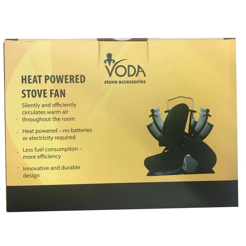 13cm Height, Mini Heat Powered Oven Fan for Small Space