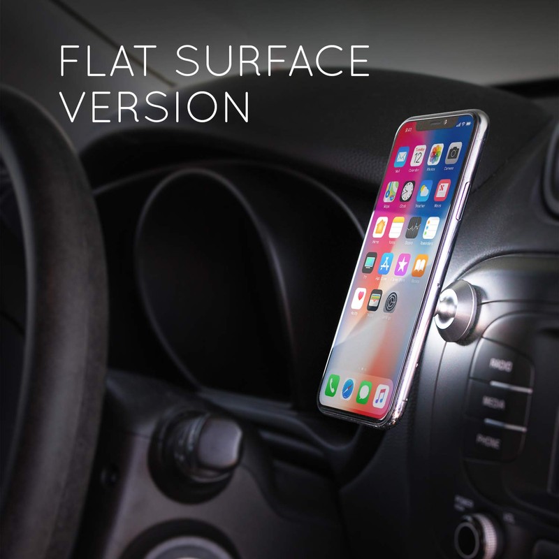 Magnetic Phone Mount for Flat Surfaces - Extra Strong support