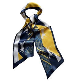 COtheSumay 100% Mulberry Silk Ribbon Scarf for Hair Beach Head Wraps for Women Handbag accessories 6"x57" Necktie