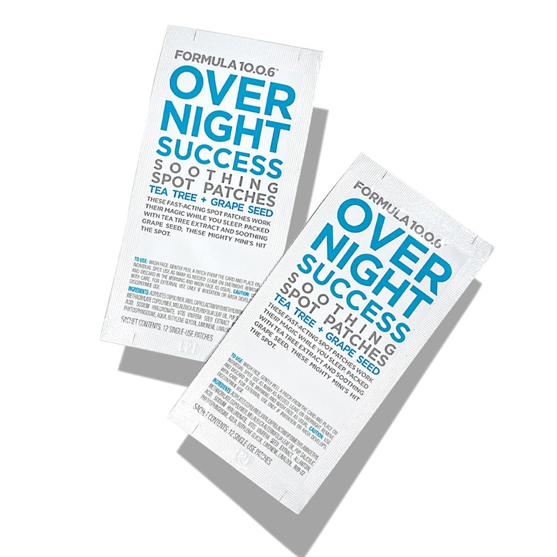 FORMULA 10.0.6 Overnight Success Overnight Soothing Spot Patches 7 sachet