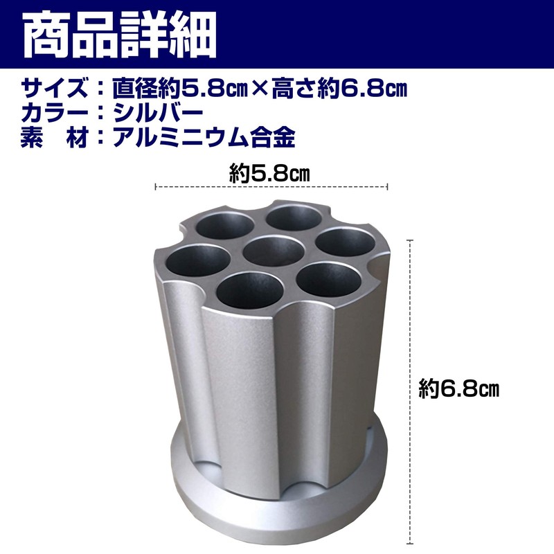 Felimoa Rotating Pen Holder Aluminum Alloy Pen Holder Pen Holder