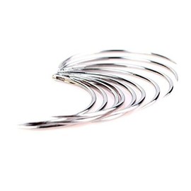10Pcs Silver Veterinary Suture Needles for Animal Surgical Needle and Fur Sew Tool 1028 Sewing Notions and Supplies