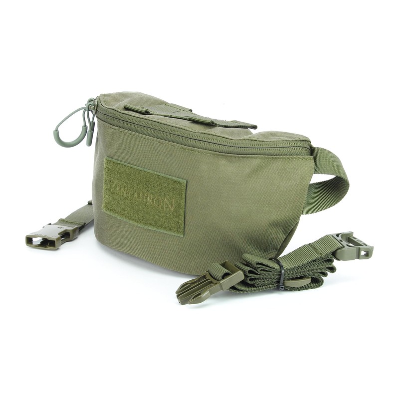 Modular Waist Bag 1.8 L with MOLLE, Removable Strap, Fleece,