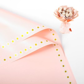 OPHRBU 20 Sheet Flower Wrapping Paper - Waterproof Floral Bouquet Wrapping Paper，for Wedding Birthday Gift DIY Gift Packaging Material Florist Supplies