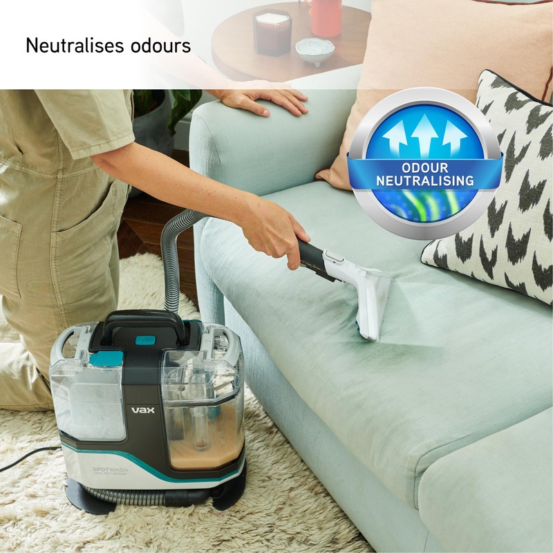 Vax SpotWash 1 Litre Solution, For Rugs, Upholstery and Carpets,