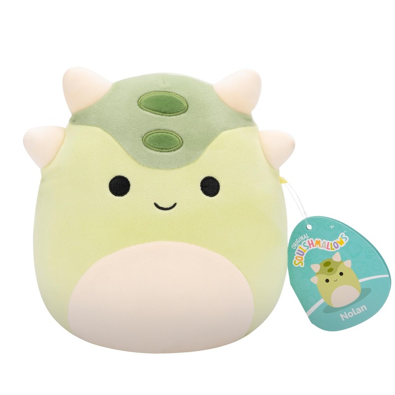 Squishmallows Original 7.5 Inch - Nolan the Green Armoured Dino