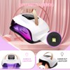 168W Super Power Nail Lamp,Professional Fast Drying Nail Lamp,LED+UV Dual