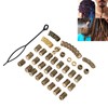 Viking Hair Beads, 110pcs Adjustable Stretchable Alloy No Fading Viking