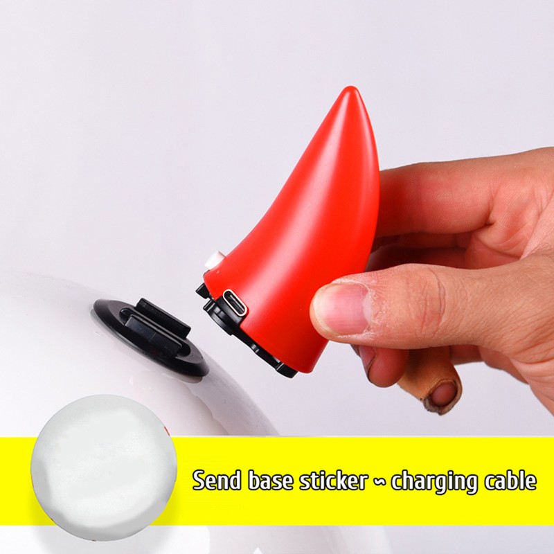 2Pcs Helmet Light Up Devil Horns Rechargeable with Quick Release