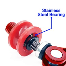 SABLUE Bicycle Bike Chain Keeper Holder Dummy Sleeping Hub Tool (02 Red)