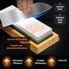 SNAIL GARDEN 10PCS Knife Sharpening Stone Set,Dual-Sided (400/1000 & 3000/8000