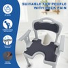 XIAOSHUNER Bathroom Shower Chair for Inside Shower with Arms and